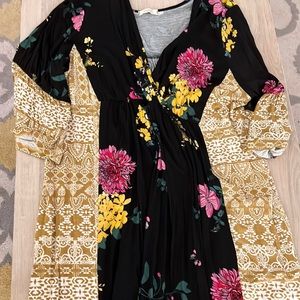 Patterned dress light fabric